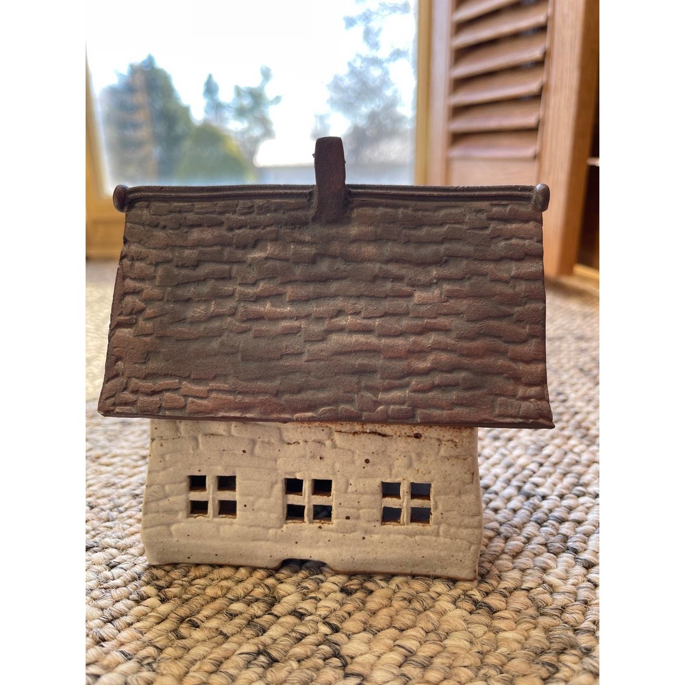 Windy Meadows Pottery‎ KEEPTRYST INN Candle House Unsigned Jan Richardson - Picture 3 of 7